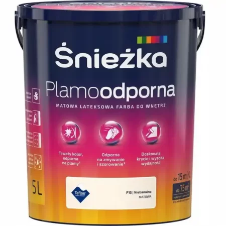 Farba Śnieżka plamoodporna 5L