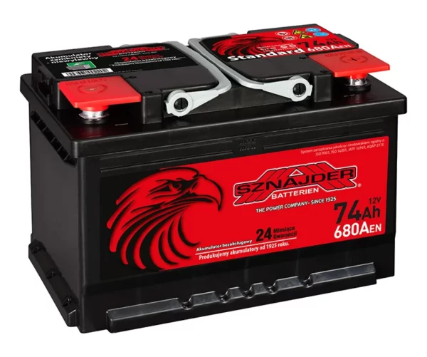Akumulator Sznajder STANDARD 74Ah 680A