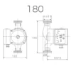 Elektroniczna pompa obiegowa Diamond 25*40/180 - obrazek 3