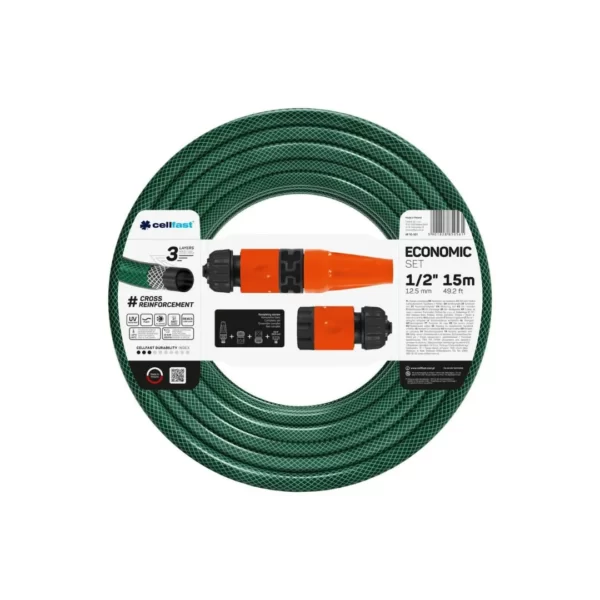 Zestaw zraszający CELLFAST ECONOMIC 1/2" 15M