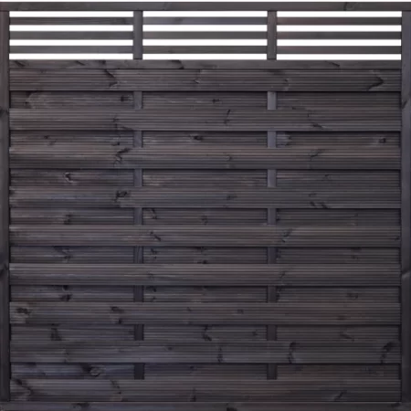 Płot ażurowy Sara R34 prosty 180x90 antracyt