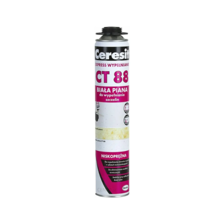 Piana do wypełniania szczelin CT88 - 750 ml biała CERESIT