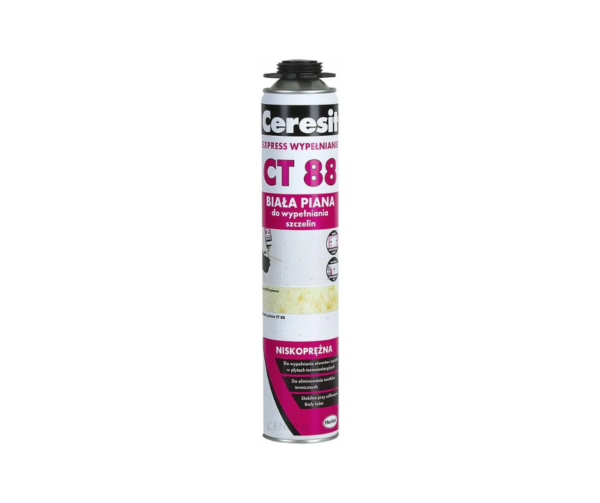 Piana do wypełniania szczelin CT88 - 750 ml biała CERESIT
